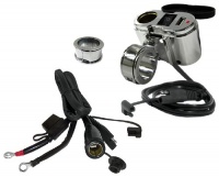EKLIPES EK1-110 Chrome Cobra Ultimate Motorcycle USB Charging System EKLIPES EK1-110 Chrome Cobra Ultimate Motorcycle USB Charging System