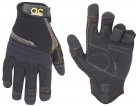 Custom Leathercraft 130L Subcontractor Flex Grip Work Gloves, Large