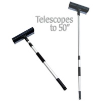 Telescoping Window Cleaner & Squeegee - Reach 9-Feet without Ladder Telescoping Window Cleaner & Squeegee - Reach 9-Feet without Ladder
