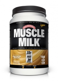 CytoSport Muscle Milk, Peanut Butter Chocolate, 2.47 Pound