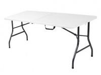 6' Foot Portable Plastic Party Banquet Table Center Folding 6' Foot Portable Plastic Party Banquet Table Center Folding