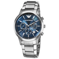 Emporio Armani Men's AR2448 Classic Blue Dial Chronograph Watch Emporio Armani Men's AR2448 Classic Blue Dial Chronograph Watch
