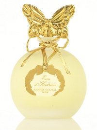 SOURCE OF INSPIRATION: Inspired by the Marguerite Yourcenar novel, Hadrien's Memoirs, Annick Goutal created this fragrance as a way of expressing the emotions evoked by the character of the Emperor Hadrien. WORDS TO DESCRIBE IT: Tonic, zesty, sparkling, refined, subtle and fresh at the same time. Timeless, universal, for women & men, any age and season. Sportive and chic. 3.4 oz. SOURCE OF INSPIRATION: Inspired by the Marguerite Yourcenar novel, Hadrien's Memoirs, Annick Goutal created this fragrance as a way of expressing the emotions evoked by the character of the Emperor Hadrien. WORDS TO DESCRIBE IT: Tonic, zesty, sparkling, refined, subtle and fresh at the same time. Timeless, universal, for women & men, any age and season. Sportive and chic. 3.4 oz.
