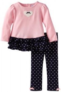 Hartstrings Baby-girls Infant Long Sleeve Knit Tunic And Legging 2 Piece Set, Navy/White Heart Print, 12 Months Hartstrings Baby-girls Infant Long Sleeve Knit Tunic And Legging 2 Piece Set, Navy/White Heart Print, 12 Months