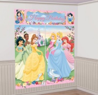 Disney Princess Scene Setter Decoration Set (Green/Blue) Party Accessory Disney Princess Scene Setter Decoration Set (Green/Blue) Party Accessory
