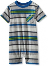 Tea Collection Baby-boys Infant Surf Beach Pocket Tee Romper, Medium Heather Grey, 12-18 Months Tea Collection Baby-boys Infant Surf Beach Pocket Tee Romper, Medium Heather Grey, 12-18 Months