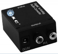 Digital Optical Coax to Analog R/L audio converter Digital Optical Coax to Analog R/L audio converter