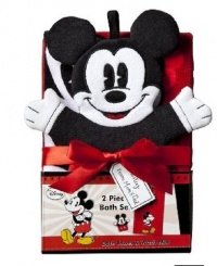 Mickey Mouse 2 Piece Bath Set, Bath Towel and Wash Mitt Mickey Mouse 2 Piece Bath Set, Bath Towel and Wash Mitt