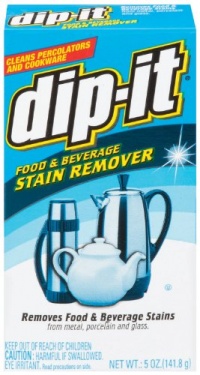 Dip-It Food and Beverage Stain Cleaner Powder, 5 Ounce (Pack of 8) Dip-It Food and Beverage Stain Cleaner Powder, 5 Ounce (Pack of 8)