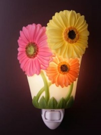 Gerber Daisy Night Light - Ibis & Orchid Flowers of Light Collection Gerber Daisy Night Light - Ibis & Orchid Flowers of Light Collection