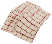 Excello Waffle Weave Dish Cloth, Red, Set of 12 Excello Waffle Weave Dish Cloth, Red, Set of 12