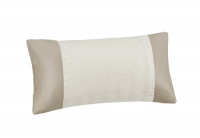 Natori Soho 12-Inch by 24-Inch Feather Fill Pillow, Ease Natori Soho 12-Inch by 24-Inch Feather Fill Pillow, Ease