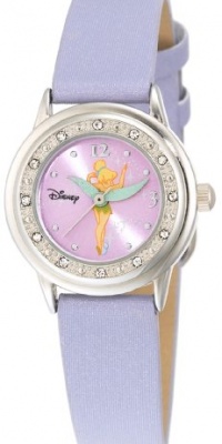 Disney Women's TK1008 Tinkerbell Purple Sunray Dial Purple Strap Watch Disney Women's TK1008 Tinkerbell Purple Sunray Dial Purple Strap Watch
