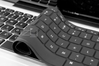 Kuzy - Solid BLACK Keyboard Cover Silicone Skin for MacBook Pro 13 15 17 (with or w/out Retina Display) iMac and MacBook Air 13 - Solid Black Kuzy - Solid BLACK Keyboard Cover Silicone Skin for MacBook Pro 13 15 17 (with or w/out Retina Display) iMac and MacBook Air 13 - Solid Black