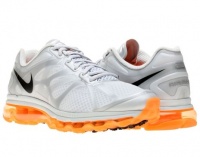 Nike Men's NIKE AIR MAX+12 2012 RUNNING SHOES 8.5 (METALLIC SILVER/BLACK/TTL ORNG) Nike Men's NIKE AIR MAX+12 2012 RUNNING SHOES 8.5 (METALLIC SILVER/BLACK/TTL ORNG)