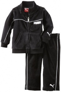 Puma - Kids Baby-Boys Infant Promo Velour Set, Black, 12 Months Puma - Kids Baby-Boys Infant Promo Velour Set, Black, 12 Months