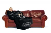 MLB Chicago White Sox Comfy Throw, Blanket with Sleeves Smoke Design MLB Chicago White Sox Comfy Throw, Blanket with Sleeves Smoke Design