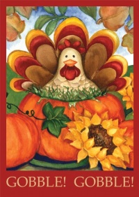 Toland Home Garden Autumn Turkey Garden Flag 111223 Toland Home Garden Autumn Turkey Garden Flag 111223