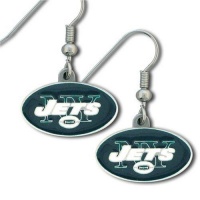 NFL New York Jets Dangle Earrings NFL New York Jets Dangle Earrings