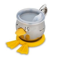 Sitting on bright yellow webbed feet, the Something Duckie baby cup will have your little one going quackers! Featuring a sippy-cup lid and crafted in stainless steel, this playful cup will make mealtime more fun. Sitting on bright yellow webbed feet, the Something Duckie baby cup will have your little one going quackers! Featuring a sippy-cup lid and crafted in stainless steel, this playful cup will make mealtime more fun.
