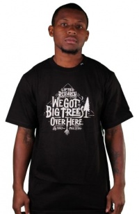 LRG Big Trees Over Here Premium Fit T-Shirt - Black LRG Big Trees Over Here Premium Fit T-Shirt - Black