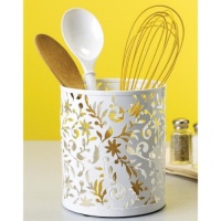 Design Ideas Vinea Utensil Cup, White Design Ideas Vinea Utensil Cup, White
