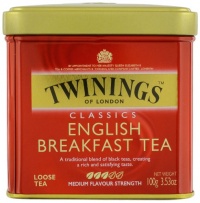 Twinings English Breakfast Tea, Loose Tea, 3.53 Ounce Tin Twinings English Breakfast Tea, Loose Tea, 3.53 Ounce Tin