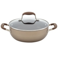 Anolon Advanced Bronze Hard Anodized Nonstick 3.5-Quart Covered Chef's Casserole