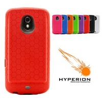 Hyperion Samsung Galaxy Nexus Extended Battery HoneyComb TPU Case Red (Hyperion Retail Packaging) **Compatible with ALL Hyperion, Qcell, and Anker Galaxy Nexus Extended Battery Models**