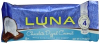 Luna Bar Chocolate Dipped Coconut, 1.69 Ounce Bars, 15 Count Luna Bar Chocolate Dipped Coconut, 1.69 Ounce Bars, 15 Count