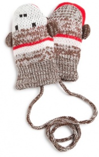 Muk Luks Girls 2-6X Monkey Mittens, Brown, Toddler Muk Luks Girls 2-6X Monkey Mittens, Brown, Toddler