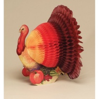 Creative Converting Thanksgiving Turkey Tissue Paper Honeycomb Centerpiece Creative Converting Thanksgiving Turkey Tissue Paper Honeycomb Centerpiece