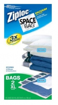 Space Bags BR59112-3 Vacuum-Seal Bags, Set of 2, Extra Large