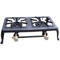 Sportsman DBCIS Double Burner Outdoor Cast Iron Propane Stove Sportsman DBCIS Double Burner Outdoor Cast Iron Propane Stove