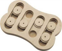 Ethical Pet Seek-A-Treat Shuffle Bone Dog Puzzle Ethical Pet Seek-A-Treat Shuffle Bone Dog Puzzle