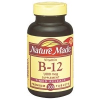 Nature Made Vitamin B-12 1,000 mcg Time Release - 300 Tablets Nature Made Vitamin B-12 1,000 mcg Time Release - 300 Tablets