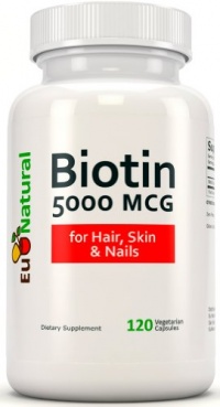 Biotin 5000 mcg, 120 Vegetarian Capsules (Extra Strength for Hair Growth, Skin, and Nails) Biotin 5000 mcg, 120 Vegetarian Capsules (Extra Strength for Hair Growth, Skin, and Nails)