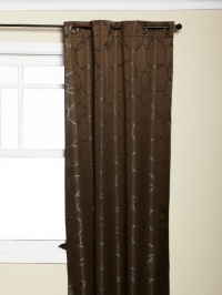 Eclipse Meridian Blackout Grommet Window Panel, 42-Inch By 84-Inch, Chocolate Eclipse Meridian Blackout Grommet Window Panel, 42-Inch By 84-Inch, Chocolate