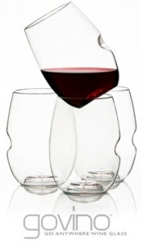 govino Shatterproof Stemless Wine Glasses - 12 Pack
