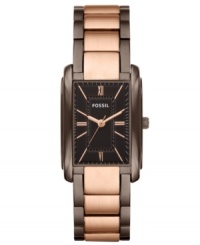 Rosy decadence envelops this Adele collection timepiece from Fossil. Go ahead and indulge. Rosy decadence envelops this Adele collection timepiece from Fossil. Go ahead and indulge.