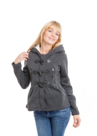 Dollhouse Junior Fleece Toggle Duffle with Sherpa Hood Dollhouse Junior Fleece Toggle Duffle with Sherpa Hood