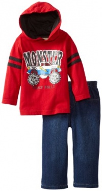 Kids Headquarters Baby-boys Infant Monster Truck Hoody with Jeans, Red, 18 Months Kids Headquarters Baby-boys Infant Monster Truck Hoody with Jeans, Red, 18 Months