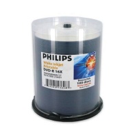 16x Duplicator Grade Inkjet Printable DVD-R - 100 Pack 16x Duplicator Grade Inkjet Printable DVD-R - 100 Pack