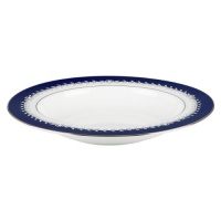 Lenox Marchesa Couture Pasta/Rim Soup Bowl, Empire Pearl Indigo Lenox Marchesa Couture Pasta/Rim Soup Bowl, Empire Pearl Indigo