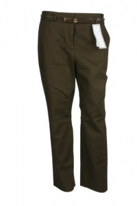 Charter Club Womens Classic Fit Belted Ankle Stretch Pants Charter Club Womens Classic Fit Belted Ankle Stretch Pants