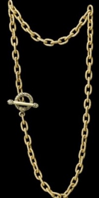 Jay Strongwater 18-1/2 TOGGLE NECKLACE Jay Strongwater 18-1/2 TOGGLE NECKLACE