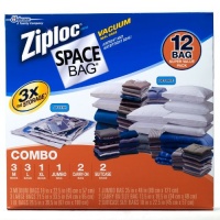 Ziploc 12 Space Saver Vacuum Seal Bags Super Value Pack Ziploc 12 Space Saver Vacuum Seal Bags Super Value Pack