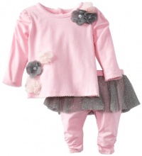Nannette Baby-Girls Newborn 2 Piece Flower Skegging Set, Pink, 3-6 Months Nannette Baby-Girls Newborn 2 Piece Flower Skegging Set, Pink, 3-6 Months