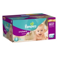 Pampers Cruisers Diapers Size 3 Economy Pack Plus 174 Count Pampers Cruisers Diapers Size 3 Economy Pack Plus 174 Count