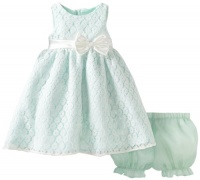 Nannette Baby-Girls Infant 2 Piece Woven Dress And Panty Set, Green, 12 Months Nannette Baby-Girls Infant 2 Piece Woven Dress And Panty Set, Green, 12 Months
